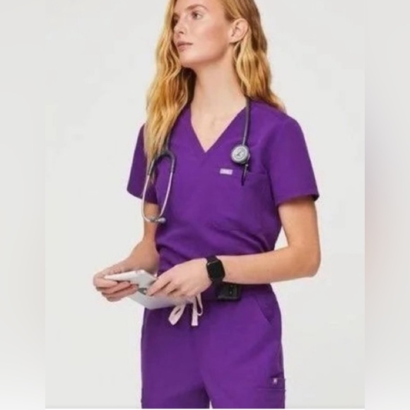 Figs Tops - FIGS ~Limited Edition~ Catarina Scrub Top ~~MAGIC PURPLE~~